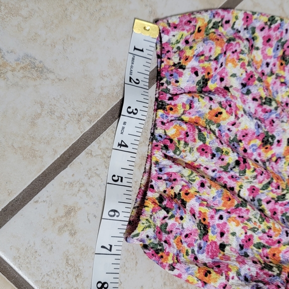 Primark NWT Floral Boho Balloon Sleeve Mini Dress Women's Size XL - Picture 14 of 16